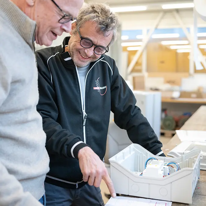 pikkerton-Team im Brainstorming